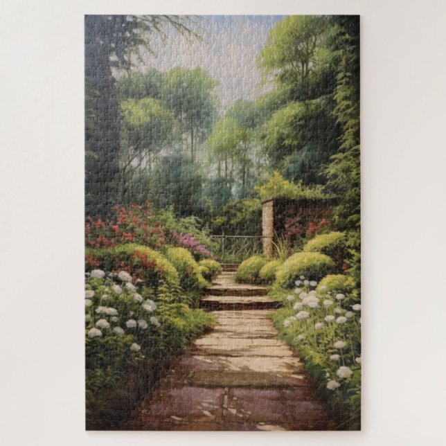 English Garden Jigsaw Puzzle (Vertical)