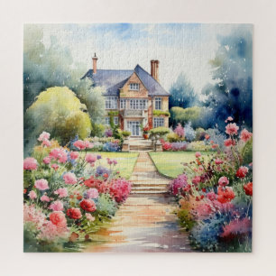 English Garden Landscape Jigsaw Puzzle