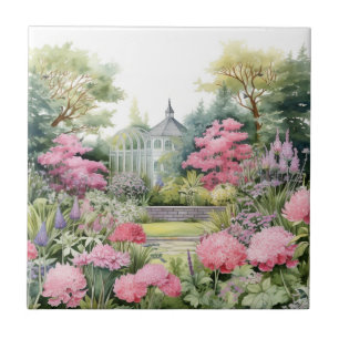 English Garden Landscape Tile