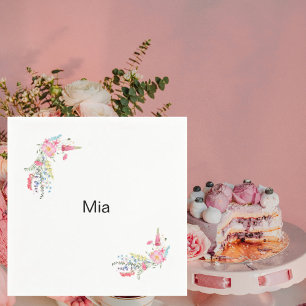 English Garden Personalized Birthday Party II Napkin
