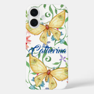 English Garden Style Custom iPhone 16 Case