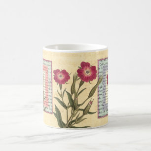 English Gardener Cottage Botanical Collage Coffee Mug