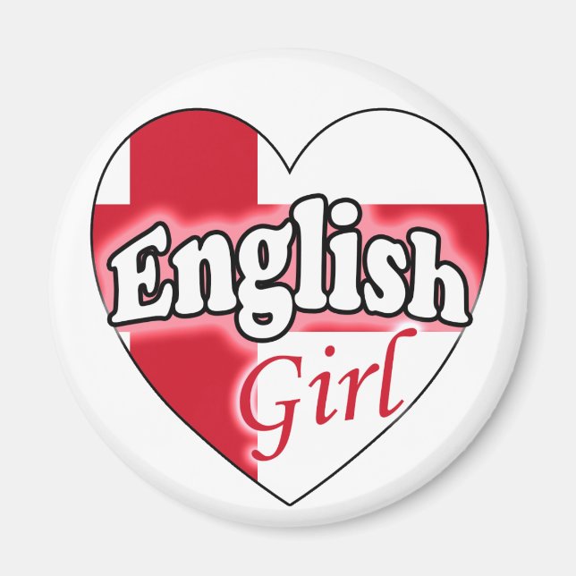 English Girl Magnet (Front)