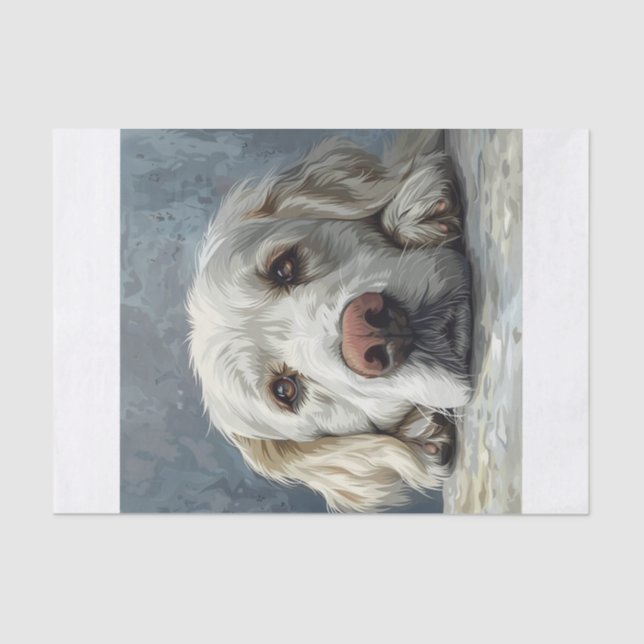 English Golden Retriever6 Tissue Paper (Front)