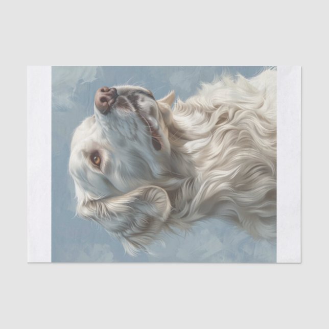 English Golden Retriever8 Tissue Paper (Front)
