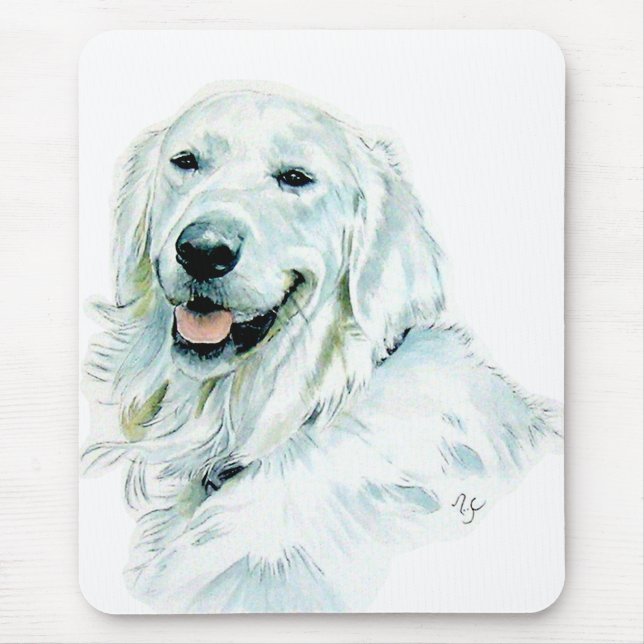English Golden Retriever Mouse Pad (Front)