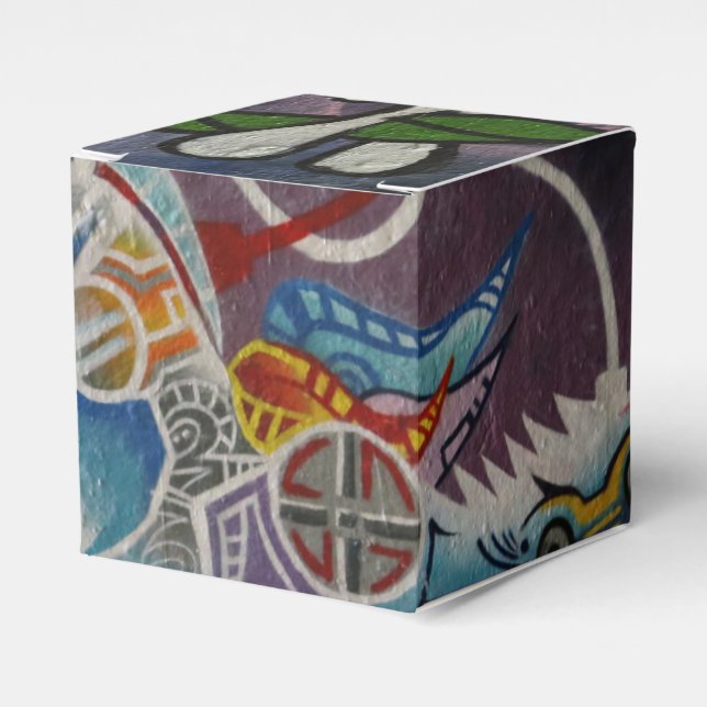 English graffiti, London, UK Favor Box (Front Side)