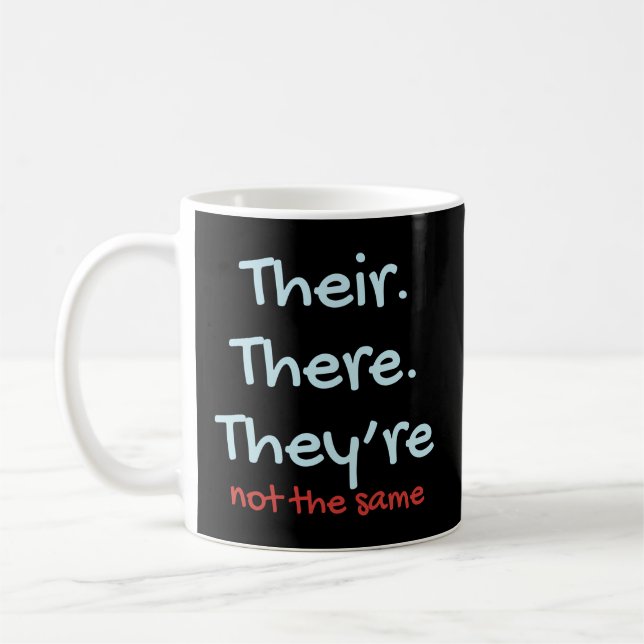 English Grammar For Student English Their There Th Coffee Mug (Left)