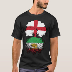 English Grown Iranian Roots Lion and Sun T-Shirt