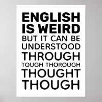 English is Weird Funny Grammar