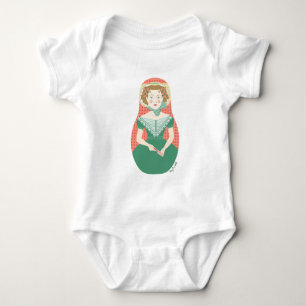 English Ivy Matryoshka Baby Bodysuit