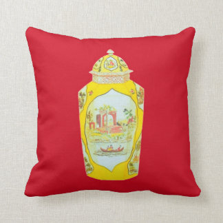 ENGLISH JAR PILLOW RED
