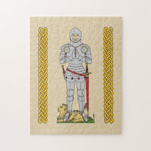 English Knight Circa 1430 Jigsaw Puzzle