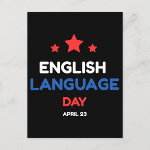 English Language Day Postcard