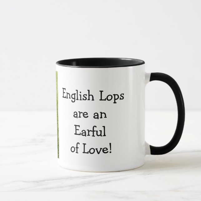 English Lop Rabbit Coffee Mug (Right)