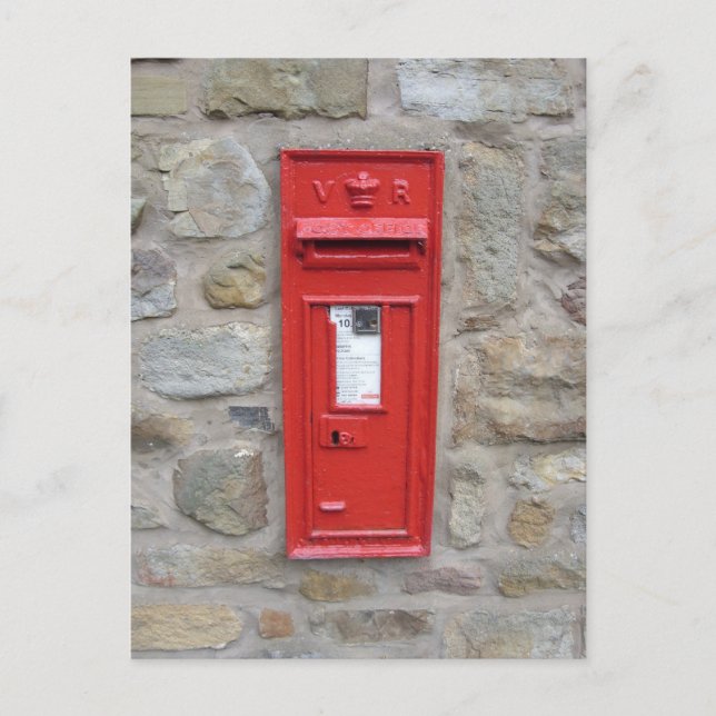 English mailbox postcard (Front)