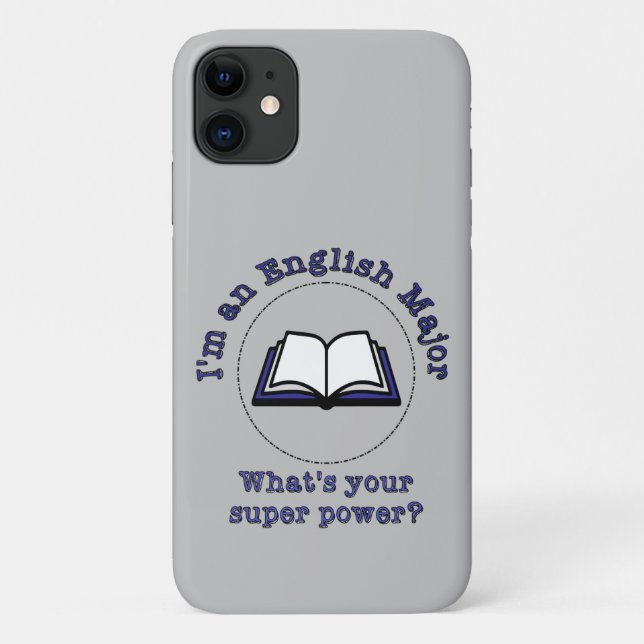 English Major iPhone 11 Case (Back)