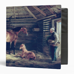 English Mare With Her Foals, 1833 Binder