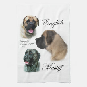 English Mastiff Art Kitchen Towel