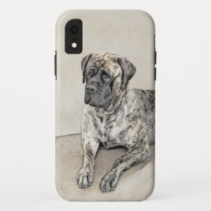 English Mastiff (Brindle) Painting - Dog Art iPhone XR Case