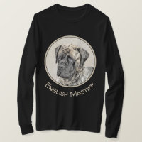 English Mastiff (Brindle) Painting - Dog Art