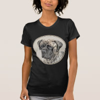 English Mastiff (Brindle) Painting - Dog Art