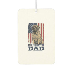 English Mastiff Dad Patriotic Vintage Dog Design_1 Air Freshener