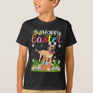 English Mastiff Dog Happy Easter Egg Hunt Bunny Ea T-Shirt