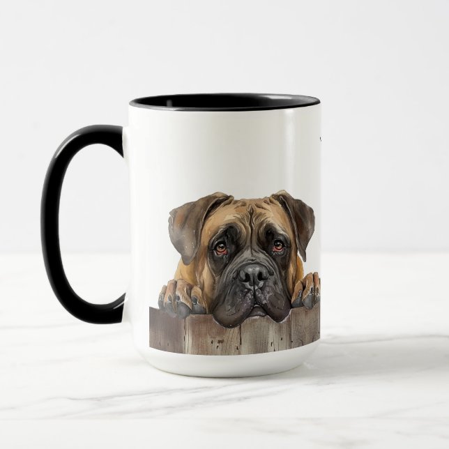 English Mastiff Dog Mug (Left)