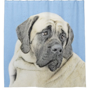 English Mastiff (Fawn) Painting - Original Dog Art