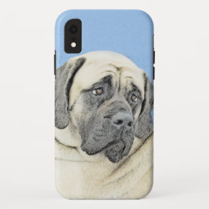 English Mastiff (Fawn) Painting - Original Dog Art iPhone XR Case