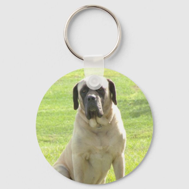 English Mastiff Keychain (Front)