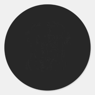 English Mastiff Sketch Drawing Art Dog Lover Mom D Classic Round Sticker