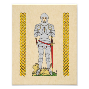 English Medieval Knight Circa 1430 Photo Print