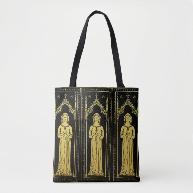 English Medieval Portrait 1300 Lady Joan Cobham  Tote Bag (Front)