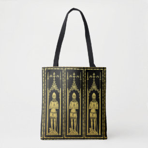 English Medieval Portrait 1355 John, Lord Cobham Tote Bag