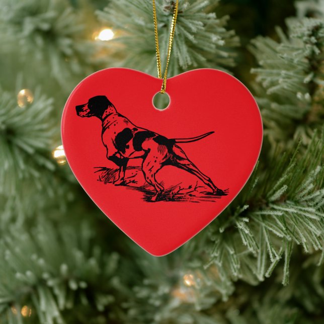 English Pointer Ceramic Ornament (Tree)