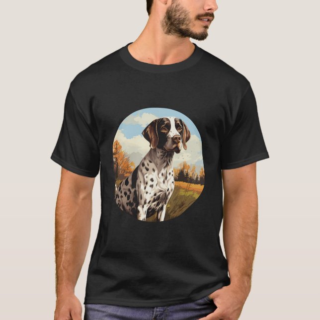 English Pointer Dog Breed Cute Dog Funny T-Shirt (Front)