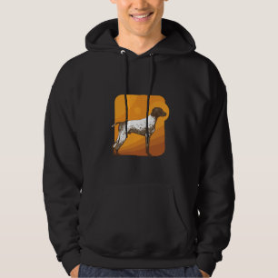 English pointer dog hoodie