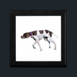 English Pointer dog jewellery box trinket box<br><div class="desc">Photo portrait of a beautiful english pointer dog trinket box,   gift box,  jewellery box.  great gift idea for dog lovers</div>