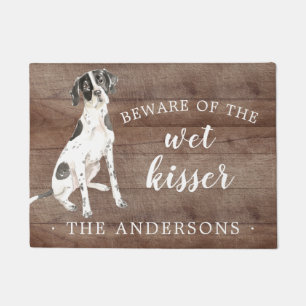 English Pointer Dog Personalized Door Mat