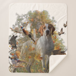 English Pointer  Fleece Blanket