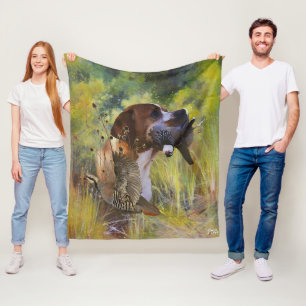 English Pointer Fleece Blanket