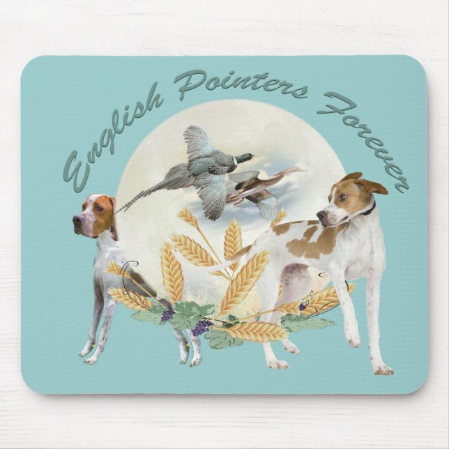 English Pointer Forever Mouse Pad (Front)