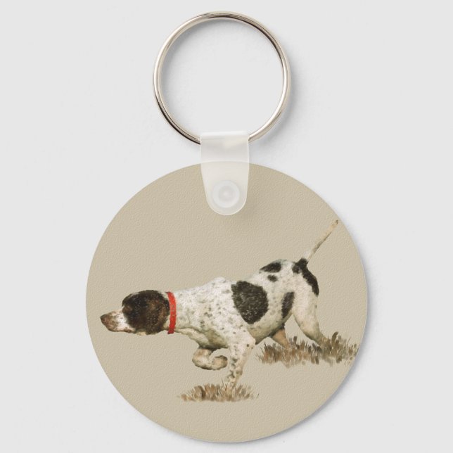 English Pointer Keychain (Front)