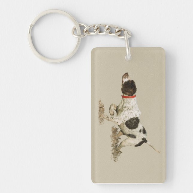 English Pointer Keychain (Front)