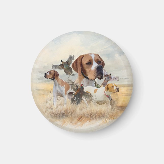 English Pointer  Magnet (Front)