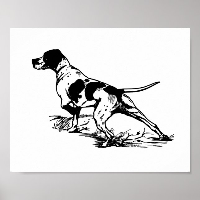 English Pointer Poster (Front)