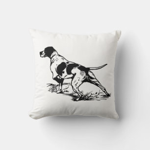 English Pointer Throw Pillow