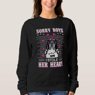 English Pointer Valentines Day I Stole Her Heart F Sweatshirt